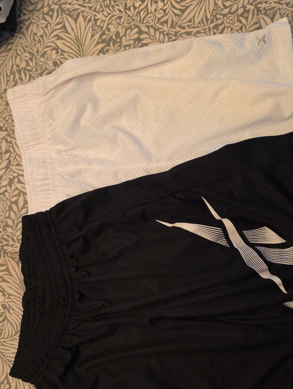 Reebok Black and White Kids Athletic Shorts Duo